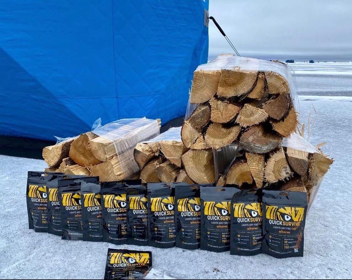 Best Fire Starters For Ice Fishing and Angling - Essential Ice Fishing Gear - Waterproof fire starters - all purpose