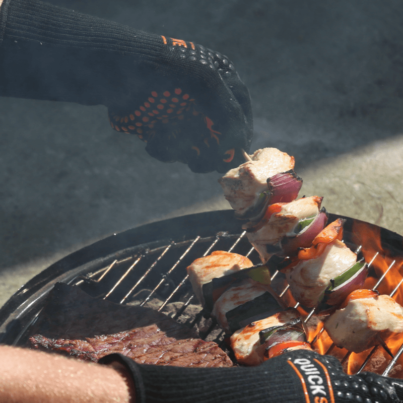 Using the grill master bundle the best fire starter bundle for bbqing and and grilli easily control food and kebabs on the grill without falling through the grate. The best way to move a hot grill and smoker grate with full control and not burn your hands