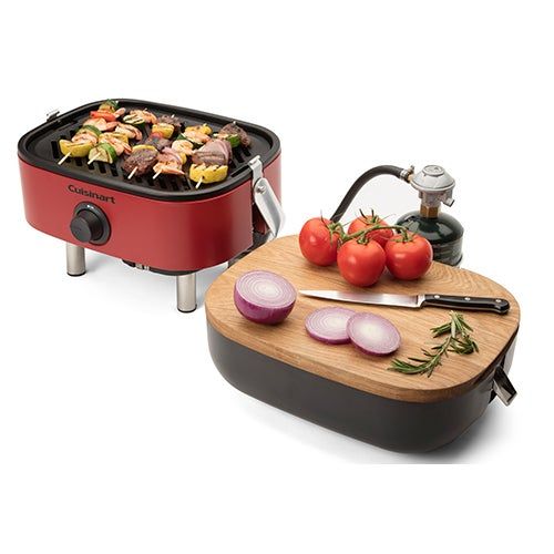 Portable Gas Grill & Cutting Board