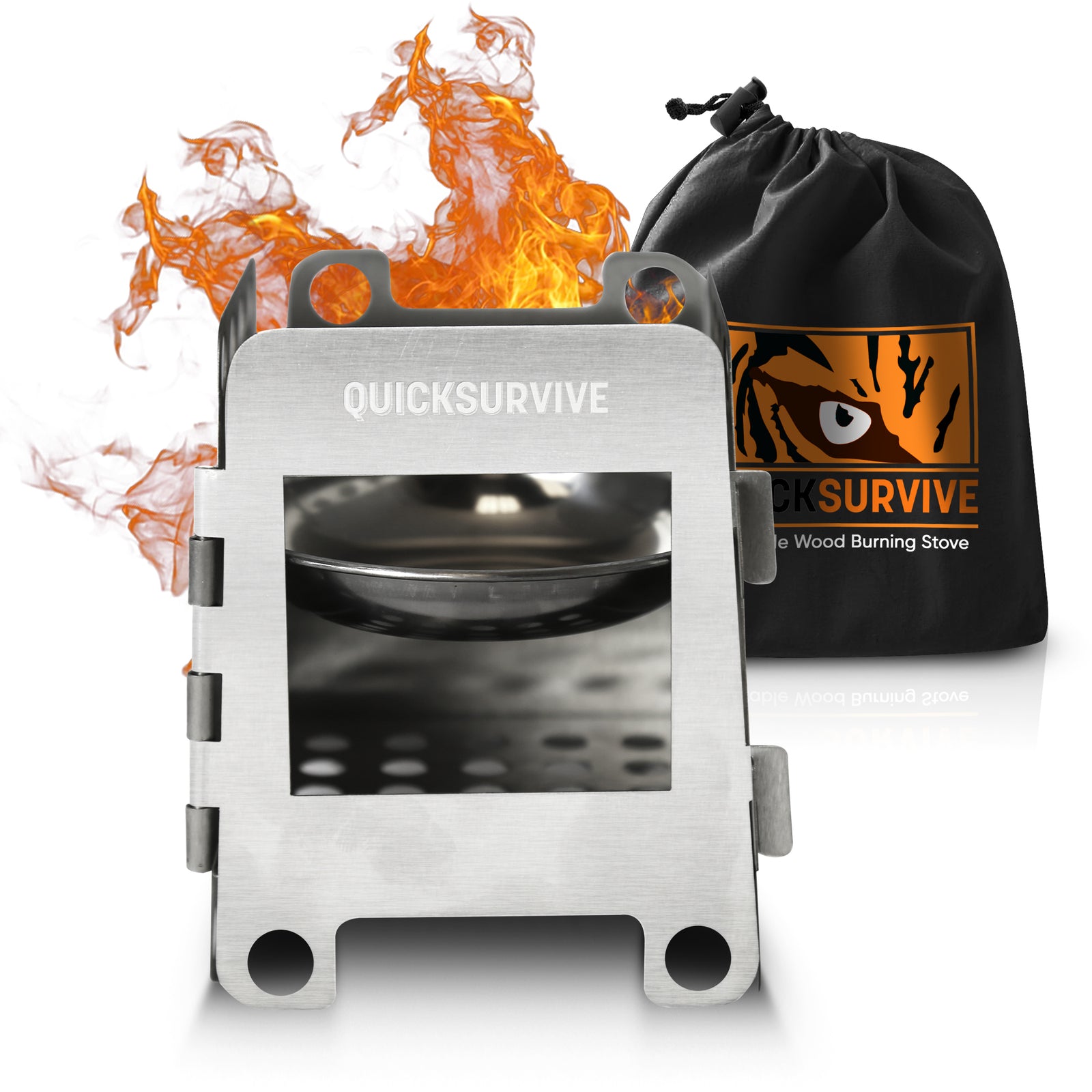 Portable Mini Foldable Wood Burning Survival Stove