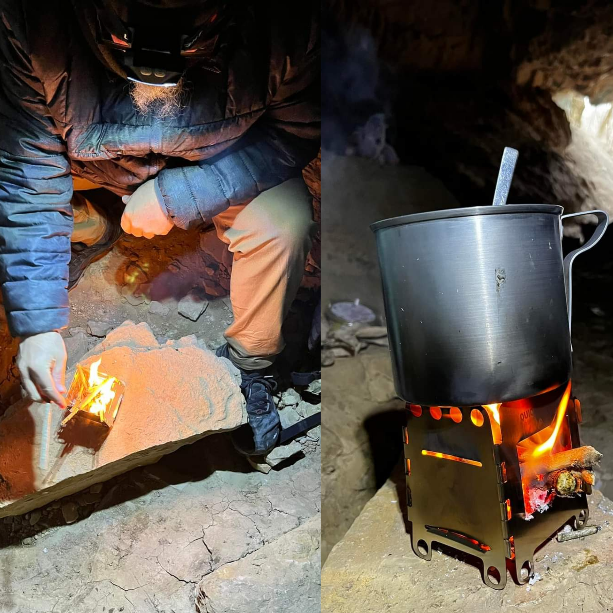 Folding wood camp stove clearance
