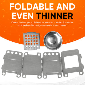 Portable Mini Foldable Wood Burning Survival Stove