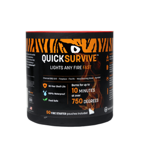 50 Piece Fire Starter Canister